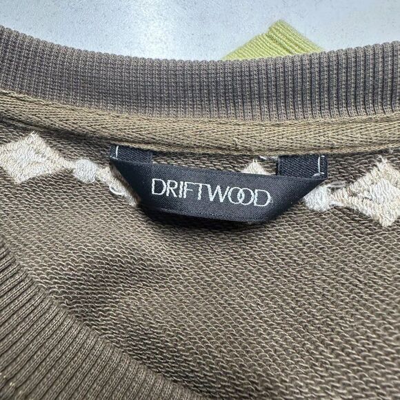 Driftwood Teddy Embroidered Camo Pullover Sweatshirt Womens Size M Medium - Picture 13 of 14